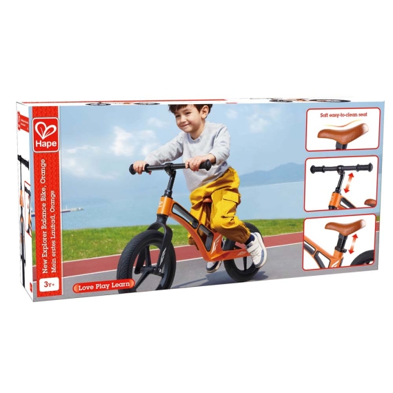 Біговел Hape Нове дослідження двоколісний (помаранчевий)