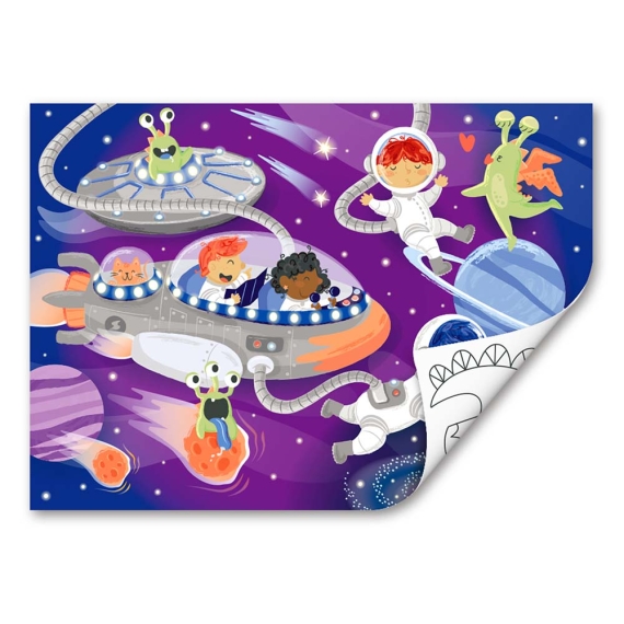 Пазл Hape Прибульці з розмальовкою