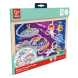Пазл Hape Прибульці з розмальовкою