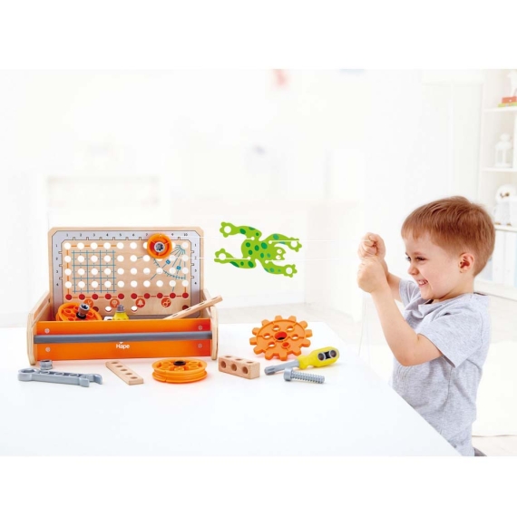 Конструктор Hape Junior Inventor Інструменти для експериментів, 32 ел