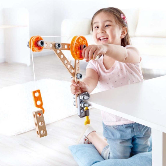 Конструктор Hape Junior Inventor 3 експерименти, 37 деталі