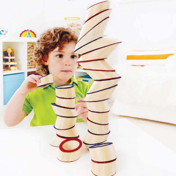 Головоломка з бамбуку Hape Totter Tower Вежа