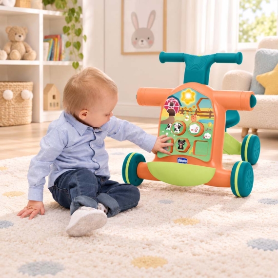 Каталка-ходунки 4 в 1 Chicco Ферма