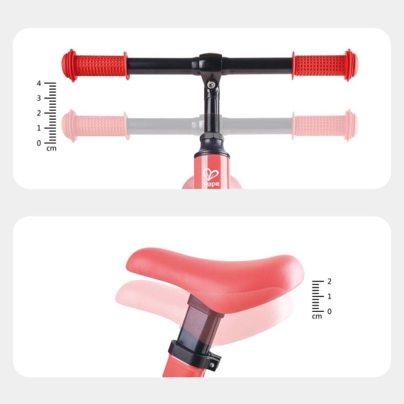 Біговел Hape Нове дослідження двоколісний (рожевий)