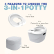 Горщик 3 в 1 Diaper Champ Potty (Silver)