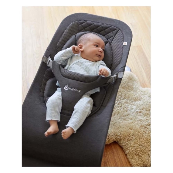 Крісло-шезлонг Ergobaby Evolve Bouncer (Charcoal Grey)