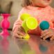 Набір сенсорних брязкалець Fat Brain Toys pipSquigz, 3 шт