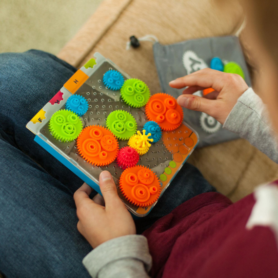 Гра-головоломка Fat Brain Toys Crankity Різнокольорові шестерні