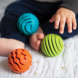 Прорізувач-брязкальце Fat Brain Toys Sensory Rollers Сенсорні кулі, 3 шт