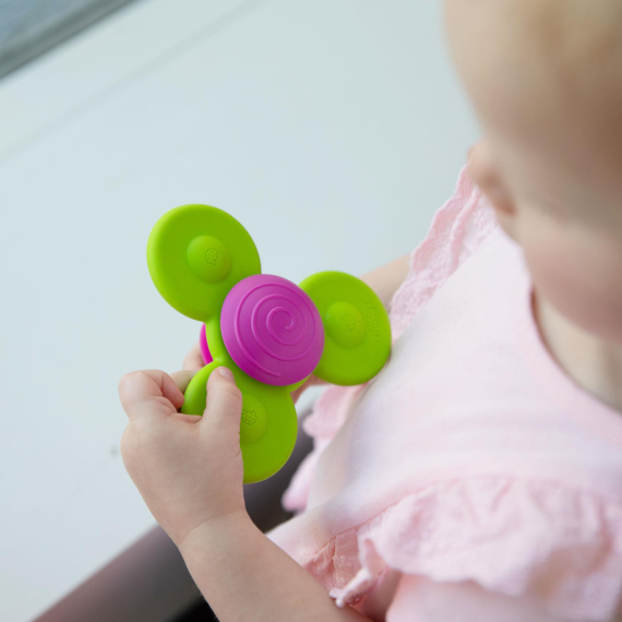 Набір прорізувачів-спінерів із присосками Fat Brain Toys Whirly Squigz, 3 шт