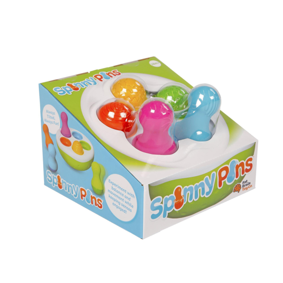 Сортер-балансир Fat Brain Toys Spinny Pins Неваляшки