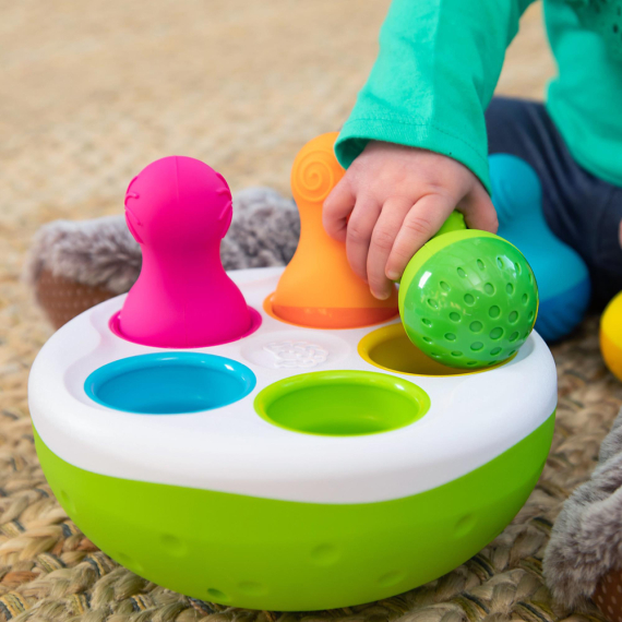 Сортер-балансир Fat Brain Toys Spinny Pins Неваляшки