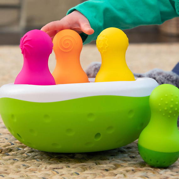 Сортер-балансир Fat Brain Toys Spinny Pins Неваляшки