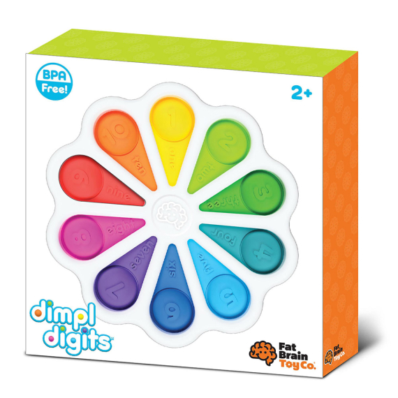 Іграшка-антистрес Fat Brain Toys dimpl digits Кольорові пелюстки