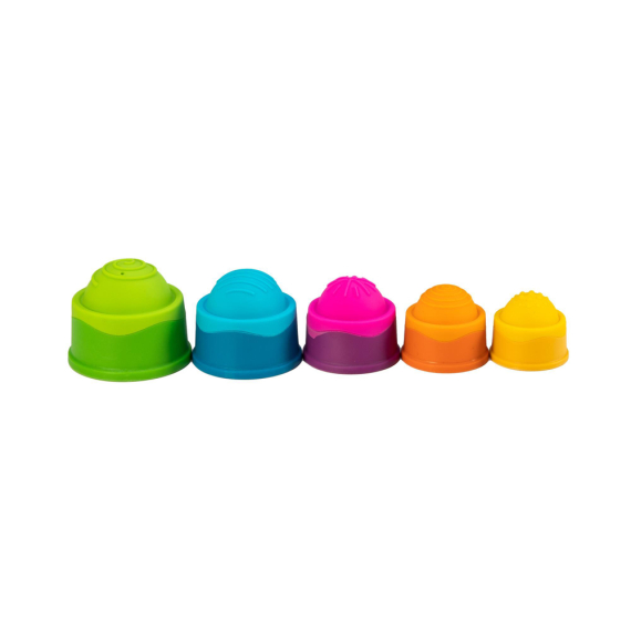 Пірамідка Fat Brain Toys dimpl stack Чашки