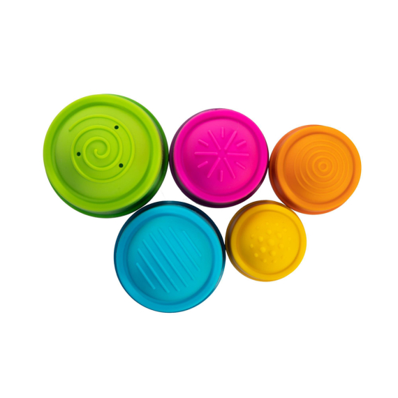 Пірамідка Fat Brain Toys dimpl stack Чашки