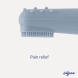 Силіконова зубна щітка Difrax, масажна (Blue)