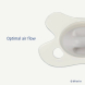 Пустышка силиконовая Difrax Dental Newborn, 0+ мес (Blossom)