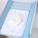 Cповивальний матрац Baby Veres 50х70 см (Velour Medium blue)