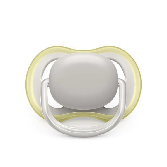 Пустушка Philips Avent Ultra Air, 0-6 міс, 2 шт (жовто-бірюзова)