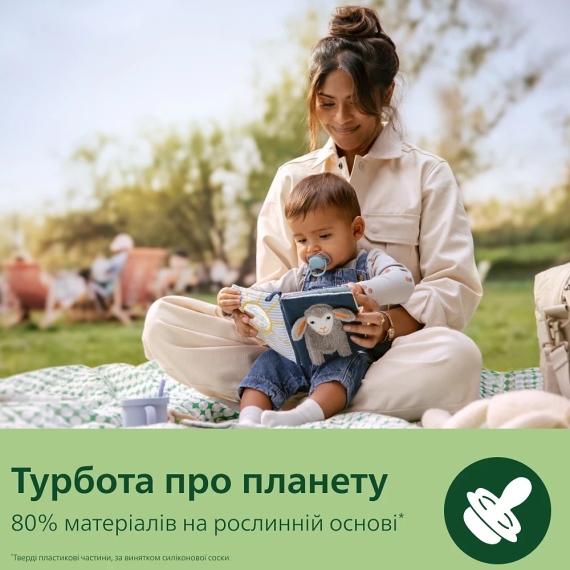 Пустушка Philips Avent Ultra Air, 0-6 міс, 2 шт (зелено-блакитна)