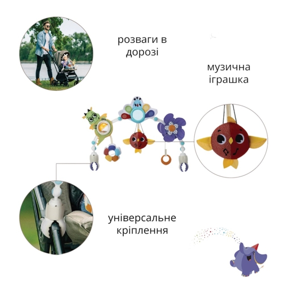 Музична дуга для коляски Tiny Love Born to Party
