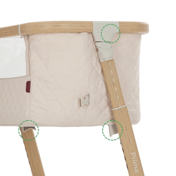 Дитяче ліжечко CARRELLO Prima CRL-16504 (Honey Beige)