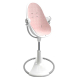 Стільчик для годування Bloom Fresco з бавовняним вкладишем (White / Blush Pink)