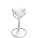 Стільчик для годування Bloom Fresco з бавовняним вкладишем (White / Coconut White)