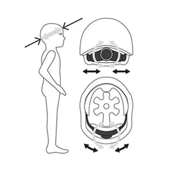 Шлем защитный детский Scoot and Ride с фонариком, XXS-S (Blueberry)