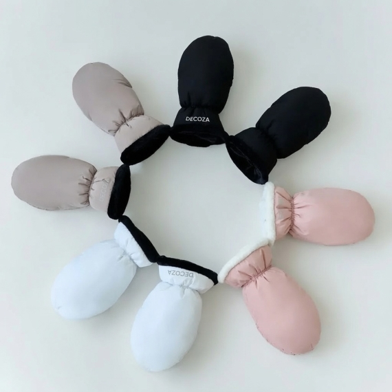 Рукавички на візок на магнітах Decoza Moms (чорний)