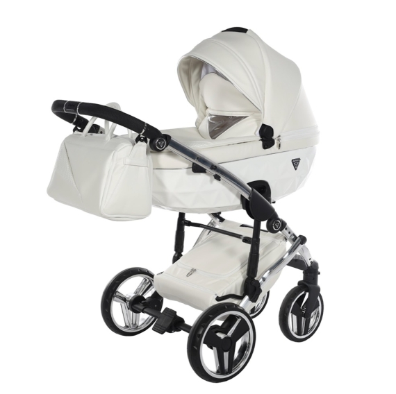 Універсальна коляска 2 в 1 Junama  Individual (White/Silver 15)