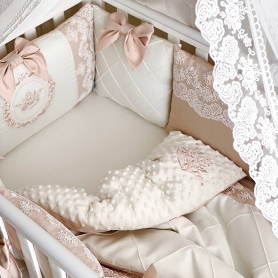 Комплект постільної білизни Baby Chic Колекція №1 Classic, 4 елементи (крем)