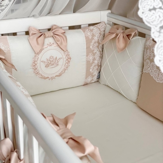 Комплект постільної білизни Baby Chic Колекція №1 Classic, 4 елементи (крем)
