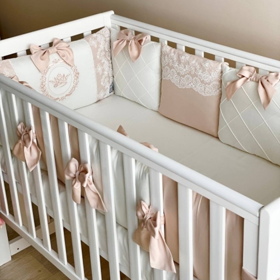 Комплект постільної білизни Baby Chic Колекція №1 Classic, 4 елементи (крем)