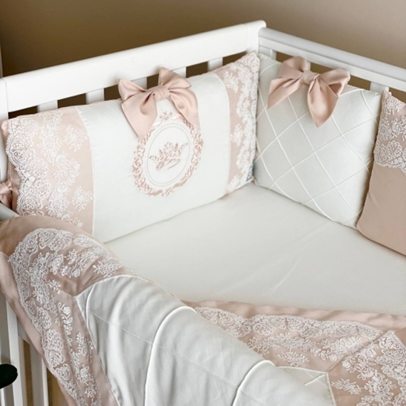 Комплект постільної білизни Baby Chic Колекція №1 Classic, 4 елементи (крем)