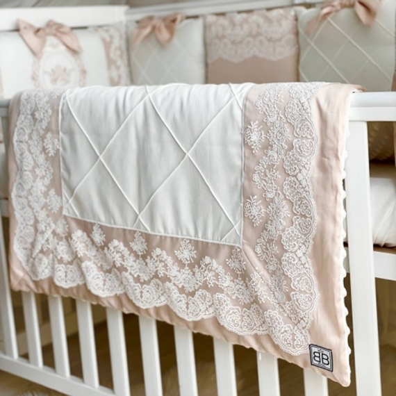 Комплект постільної білизни Baby Chic Колекція №1 Classic, 4 елементи (крем)