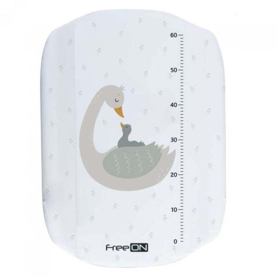 Дитяча ванночка FreeON з пеленальним столиком (Swan)