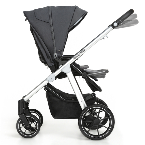 Универсальная коляска 2 в 1 Baby Design Bueno (217 - Graphite, без вышивки)
