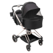 Універсальна коляска 2 в 1 Bair Moon (Gold Edition / чорний)