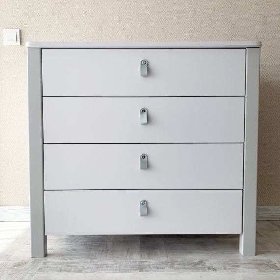 Комод Верес 900 Монако (біло-сірий)