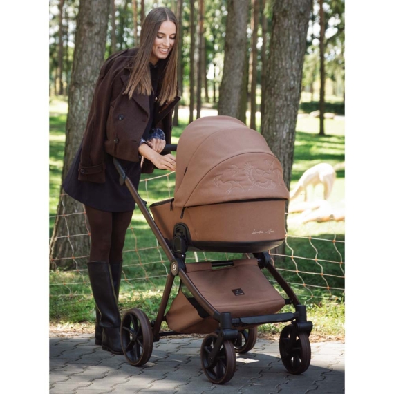 Універсальна коляска 2 в 1 TUTIS Mio 3 Plus 2026 (Limited Edition / Hoopoe Brown)