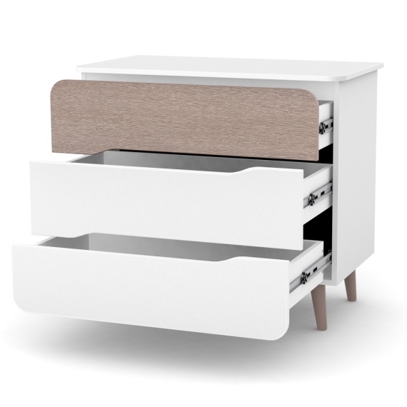 Комод Верес 900 Сідней (капучино-білий)