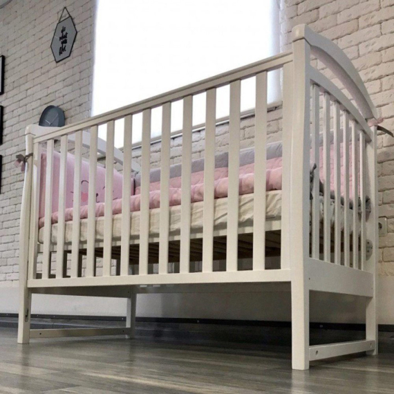 Дитяче ліжечко Верес Соня ЛД-6 італійська система опускання (слонова кістка)