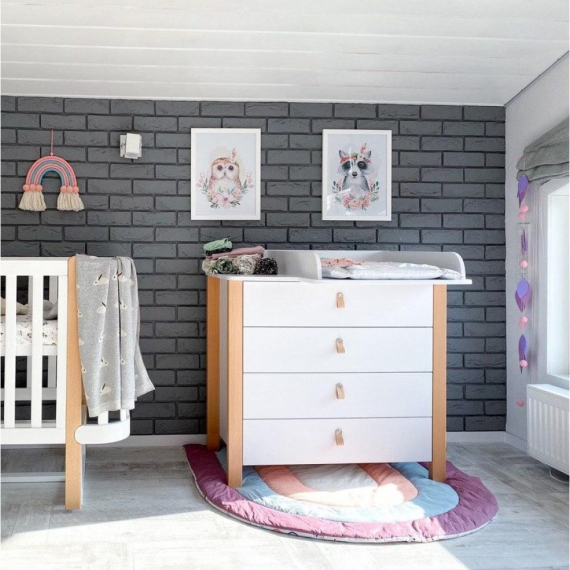 Комод Верес 900 Монако (біло-буковий)