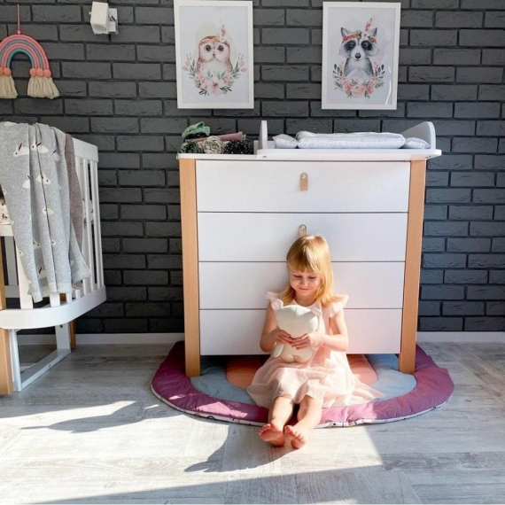 Комод Верес 900 Монако (біло-буковий)