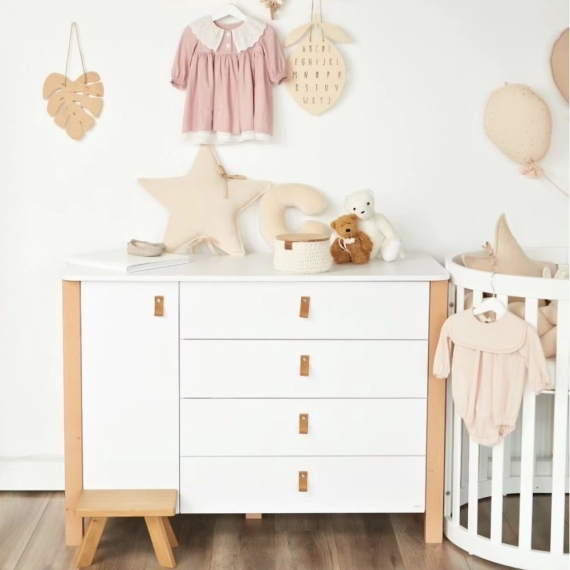 Комод Veres Монако 1200 (біло-буковий)