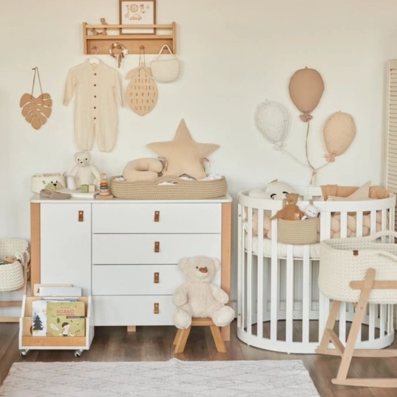 Комод Veres Монако 1200 (біло-буковий)