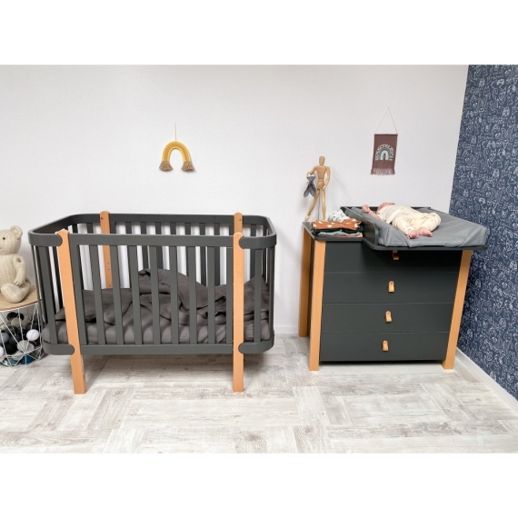 Комод Верес 900 Монако (темно-сірий)