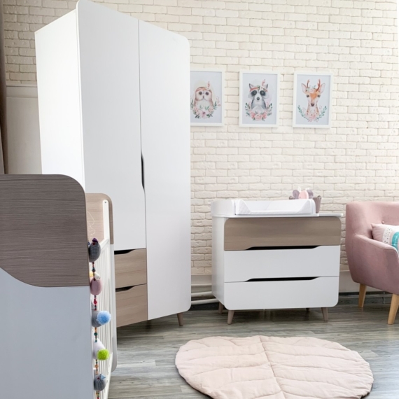 Комод Верес 900 Сідней (капучино-білий)